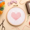 MECCANIXITY 4Pcs Plastic Mesh Canvas Sheet 7 Count 7.4cm/ 3