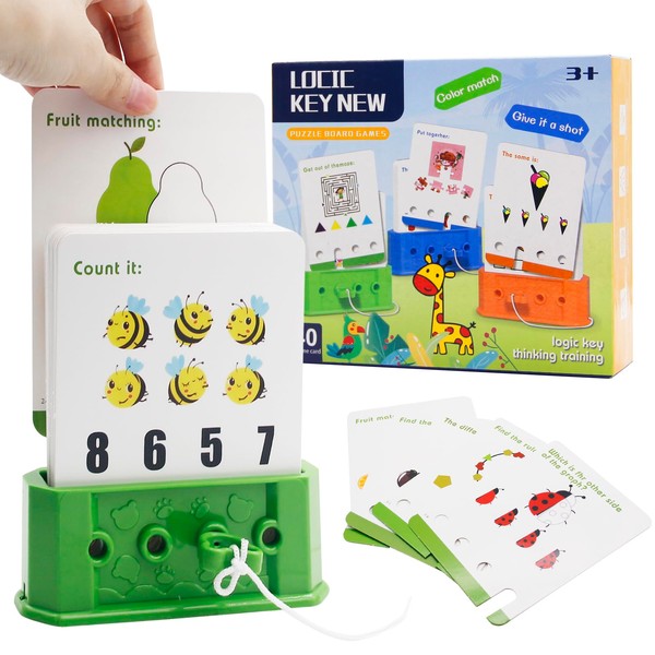 KJMYYXGS Toddler Preschool Educational Logic Key Toys, Kids Learning Toys