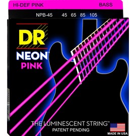 DR Strings HI-DEF NEON Bass Guitar Strings (NPB-45)
