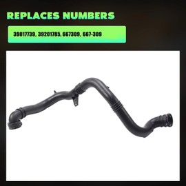 AUCERAMIC 667-309 Intercooler Outlet Air Hose Fit for 2016 2017 2018 2019 Chevy Cruze 1.4L Turbo 39201785