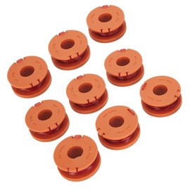 Dvelopch WA0010 Trimmer Spool Line Compatible with Worx Weed Eater, 0.065" Spool Trimmer Line for Worx String Trimmer/Edger Model (9 Line Spools + 3 Cap)