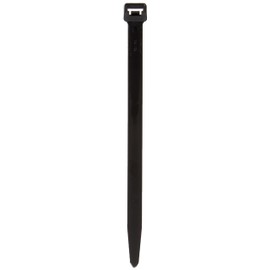 Hellermann Tyton T255S0HIRX2 Heavy Duty Cable Tie, 8.9" Long, 250 lb Tensile Strength, PA66HIRHSUV, Black (Pack of 25)