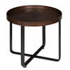 Kate and Laurel Zabel Modern Round Metal End Table with