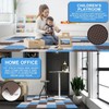 BalanceFrom Puzzle Play Mat, 36-Pc Interlocking Foam Floor Tiles, Blue/Brown/Beige