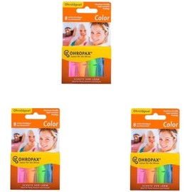 OHROPAX Colour Foam Stoepsel (3 x 8 Pieces)