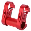 Bicycle Double Stem Riser 25.4MM Folding Bike Aluminium Alloy Adjustable