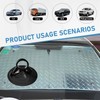 Ohleats 24PCS Car Glass Windshield Sunshade Suction Cups, Powerful Pull