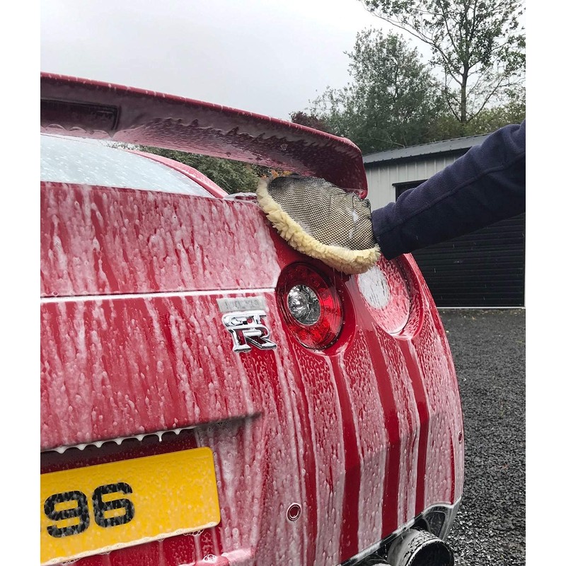 Topteck Signature Car Care Lambswool Wash Mitt Lambs Wool car