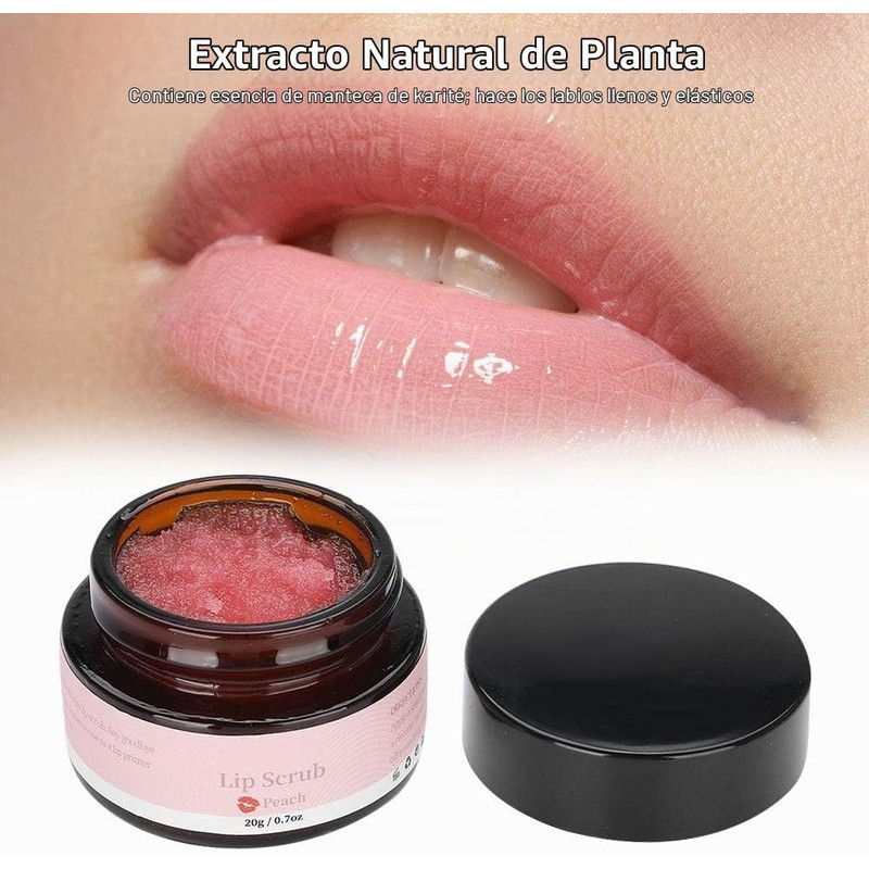 Exfoliante de Labios 20g/Botella, Exfoliante Labial, Lápiz Labial Nutritivo, Quitar