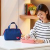 Aimedia 090231 Coin Opening Type Insulated Lunch Bag, Navy