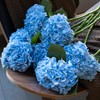 DUYONE 3PCS 22 inch Realistic Artificial Hydrangea Large Real Touch