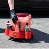 Maxshine Rolling Bucket Dolly (Red) – Heavy Duty Rolling Dolly