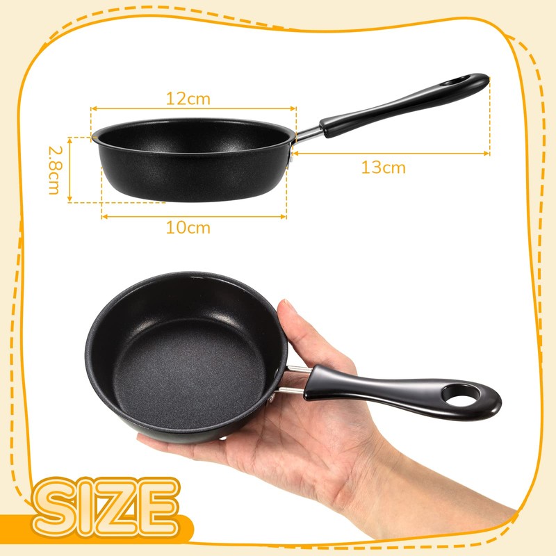 Tessco for you 2 Pieces One Egg Frying Pan, Mini