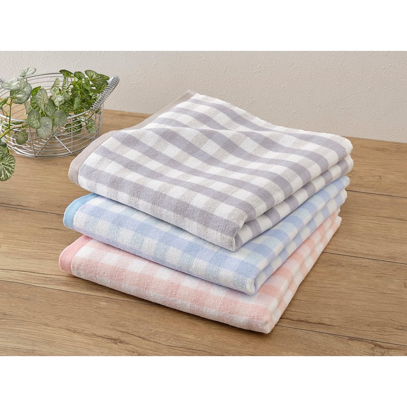 kosugizen Bath Towel, Pastel Cloth, 23.6 x 47.2 inches (60