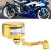 Front Brake Fluid Reservoir CNC Aluminum Motorcbike Oil Cup Set