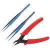 Repair Tweezers Pliers Accurate Electronic Electrician Tool Kit for Mobile