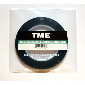 TME Open Reel Audio Tape End Hold Down Tape 1/4" X 215 FT No Goo Formula! NEW!