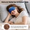Microwave Heated Eye Mask, Steam Warm Compress for Dry Eyes,