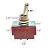 Eaton 5 PCS Eaton Heavy Duty DPDT ON/OFF/ON Toggle Switch