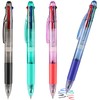 4 Peices Basic MultiColor Pen in One 4-Color Retractable Ballpoint
