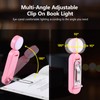 VAVOFO USB Rechargeable Blue Light Blocking Amber Clip On Bookmark