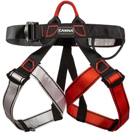 CJHZQYY Climbing Harness, Wider Half Belt for Mountaineering, Half Body Climbing Belt for Fire Rescue, Mountaineering, Fall Protection for Women, Men and Children
