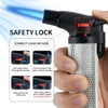 Taughch 5 Pack Butane Torch Lighter Set, Refillable, Jet Flame,Windproof,Adjustable