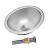 LQS Oval Stainless Steel RV Sink, 13.39" x 10.63" Small