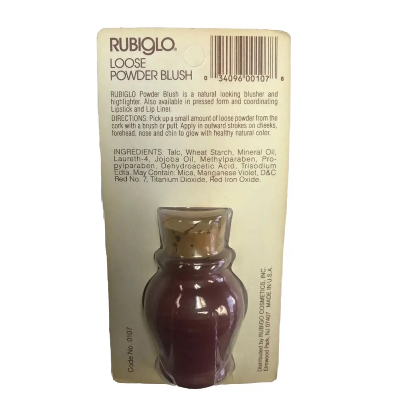 Rubiglo Sun Powder Blush Urn sealed 0.10 oz PLUM TONE