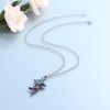 AIWENXI Dragonfly Cross Urn Necklaces for Ashes Infinity Cremation Necklaces