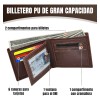 Set Regalo Hombre Cartera Cinturón Cuero Regalo Día Del Padre
