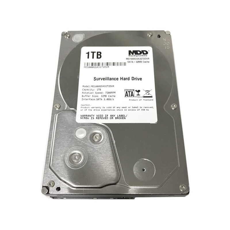 MaxDigitalData 1TB 32MB Cache 7200PM SATA 3.0Gb/s 3.5inch Internal Surveillance