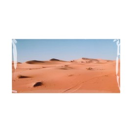 Aquarium Poster PVC Self Adhesive Waterproof 3D Desert Style Fish Tank Background Decoration122x50cm