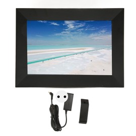 8 Inch Digital Photo Frame Multifunction WiFi IPS HD Touch Screen APP Control Thin Electronic Photo Frame 100‑240V EU Plug