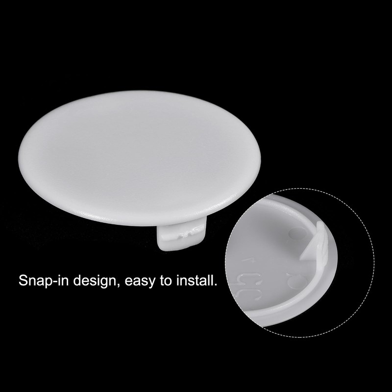 sourcing map Hinge Hole Covers 35mm(1 3/8") Dia for Furniture