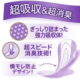 Whisper Thin and Safe 10.1 fl oz (300 cc), 13.8 inches (35 cm), 12 Pieces (Women's Absorbent Care, Urine Leak Pad) (For Those Who Are Worried About Instantly Swirls