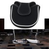ECSiNG Black Mesh Mallet Putter Cover Golf Putter Headwear with