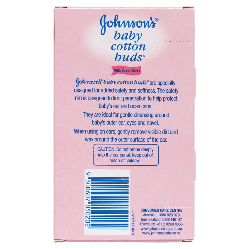 Johnson's Gentle Baby Cotton Buds 60 Pack