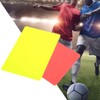 Referee Red Card, Football Red and Yellow Card, PVC Material