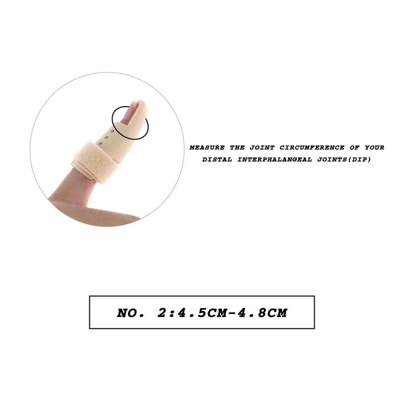 YINETTECH 48–52 mm Fingerschiene Mallet Dip-Gelenk Bandage Fraktur Schutz Tape