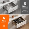 Lifewit Utensil Organizer for Kitchen Drawers, Expandable Cooking Utensil Tray,