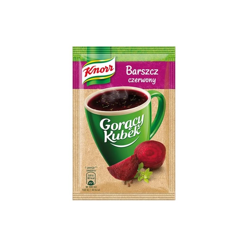 Knorr Goracy Kubek Red Borscht Soup 5-pack 5x17g/5x0.6oz