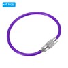 PATIKIL 4 Wire Key Holder, Key Ring, Key Chain, Length