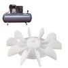 Fayelume Central Pneumatic Compressor Parts,14mm Shaft 135mm Outer Diameter Fan