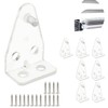 Murtenze Hold Down Brackets, 8 Pack, 1" Blinds