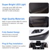 SHINEFIT LED White Cab Roof Clearance Lights Replacement for 2019