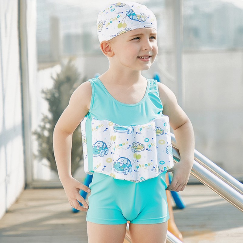 Children One Pieces Buoyancy Swimming Swimwear Swimsuit Accessory for Kid(NTL001-2