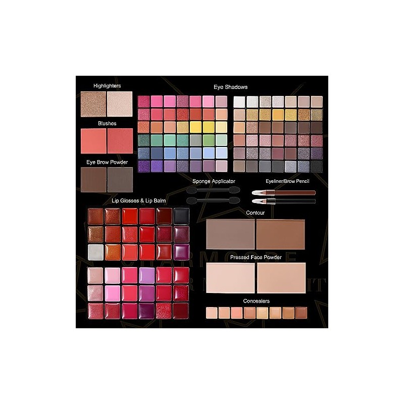 CHARMCODE- Kit de Maquillaje Todo en Uno para Mujeres, Set