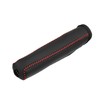X AUTOHAUX Car Interior Handbrake Cover with Red Thread Replacement