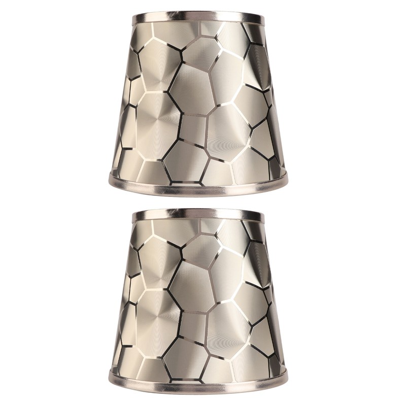 2PCS Drum Lamp Shade E14 PVC Modern Decorative Small Barrel
